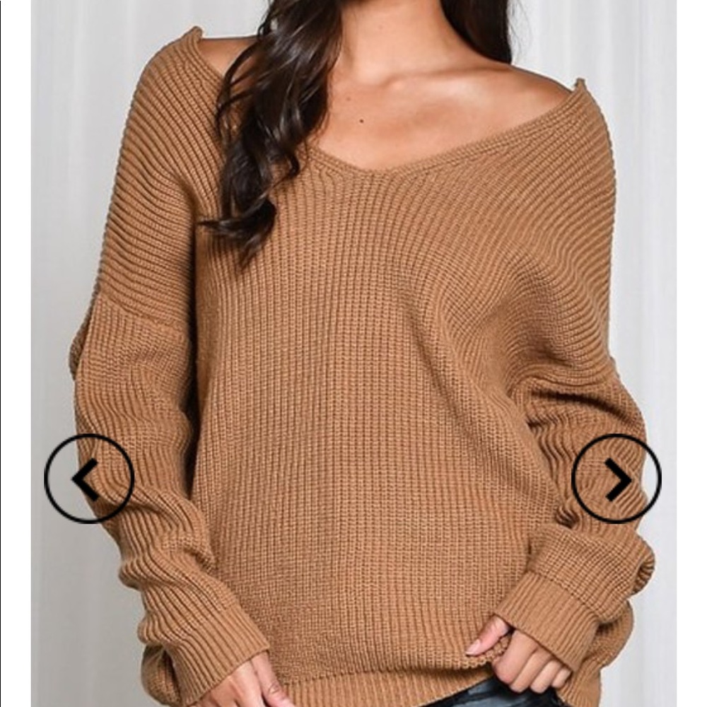 🌟Last 1!!! Oversized, Slouchy Knit Sweater - Picture 3 of 5