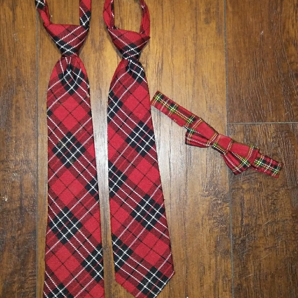 The Children's Place Tie and Bowtie Set.