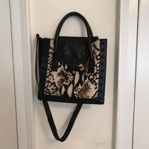 Loeffler Randall Pony Hair mini tote