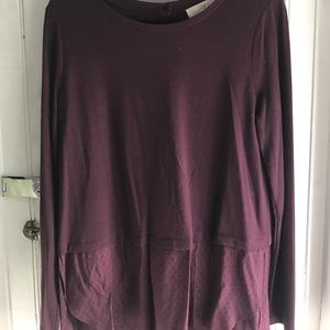 Loft half sweater/shirt