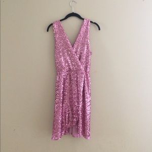 Pink Sequin Sparkly Dress NWT