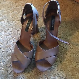 White House Black Market heeled sandals.