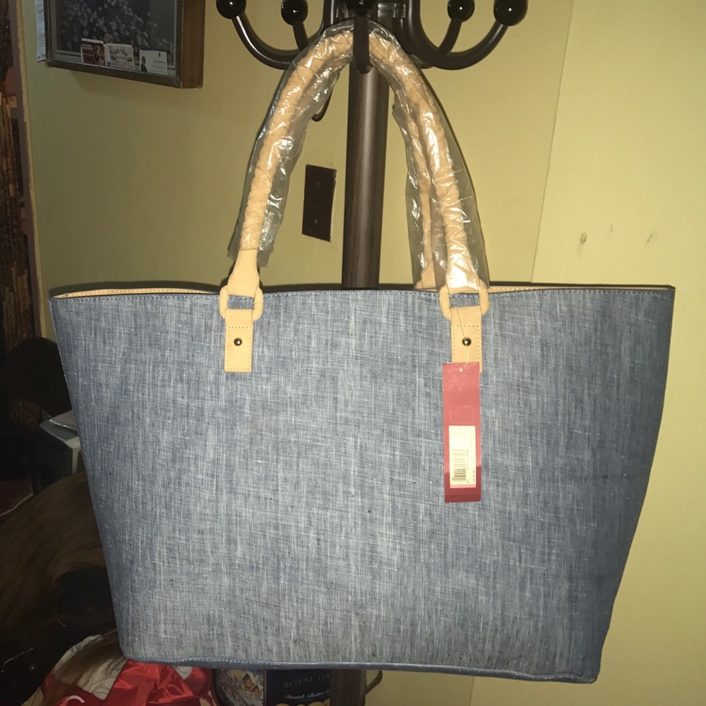 Large denim Merona tote.