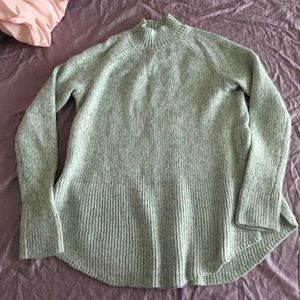 Teal high neck sweater