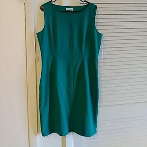 Calvin Klein Kelly green dress size 14