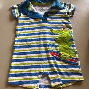 Surfing Dinosaur jumper for baby boy 6 months