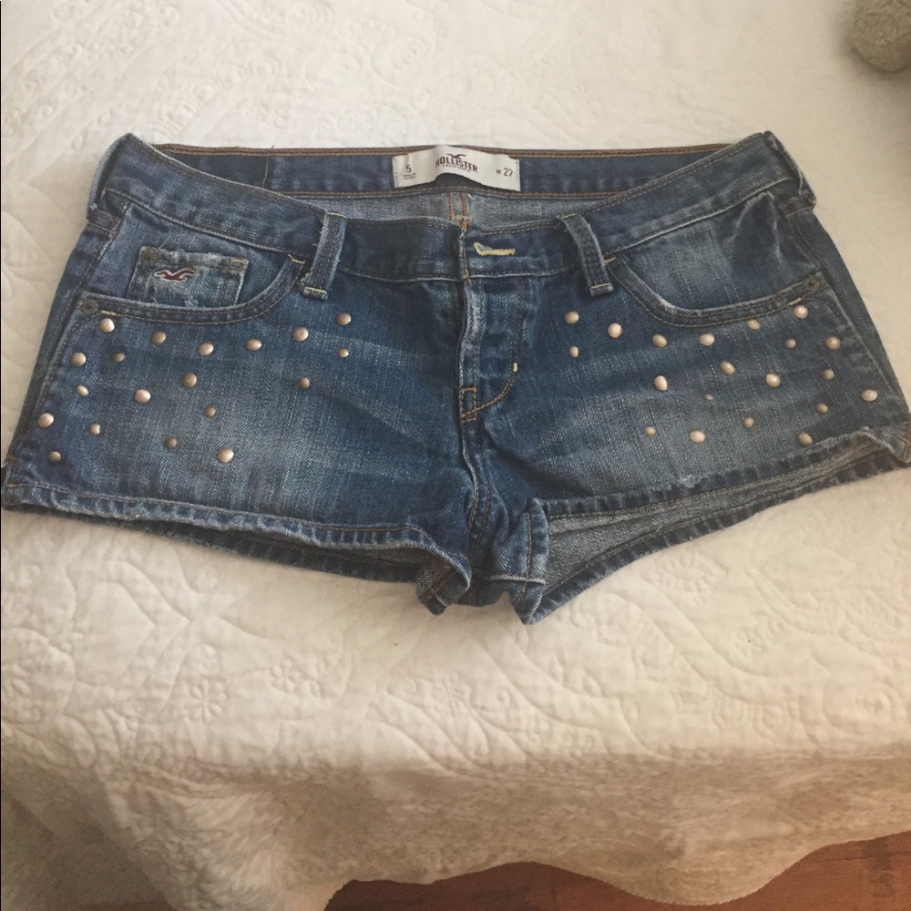Hollister jean shorts