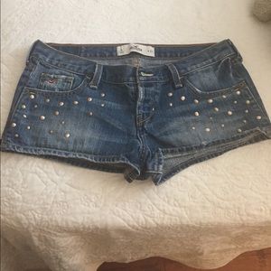 Hollister jean shorts
