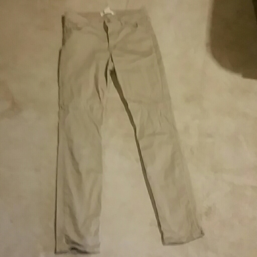 Beige skinny pants