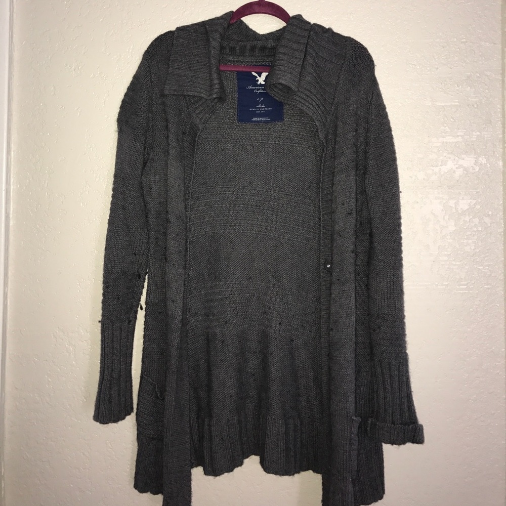 Gray American eagle sweater