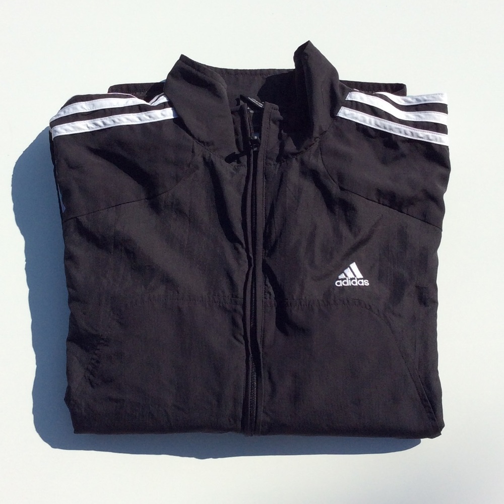 Adidas Black Water Resistant Medium Jacket