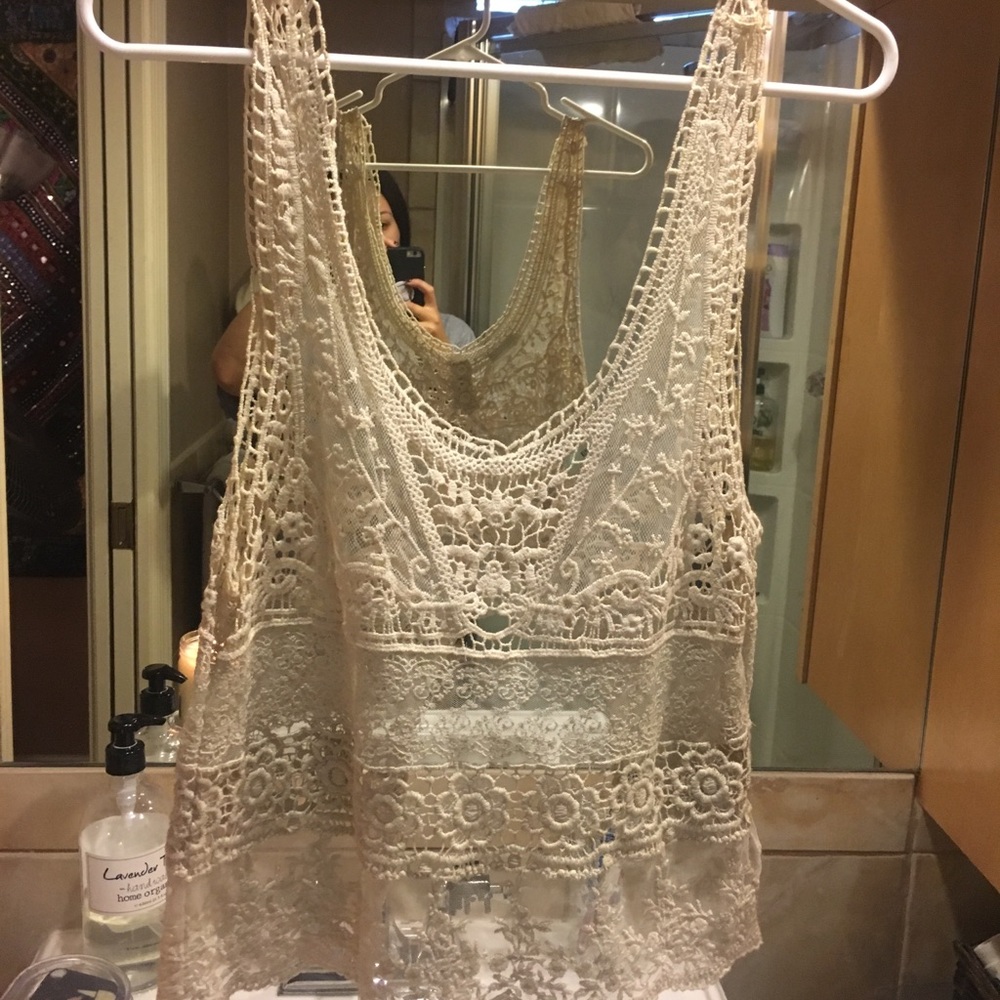 See through Lace Tank
