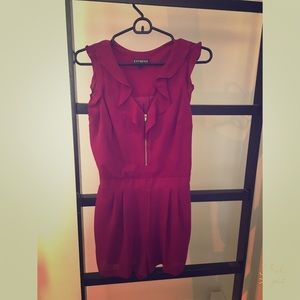 Express purple pink romper