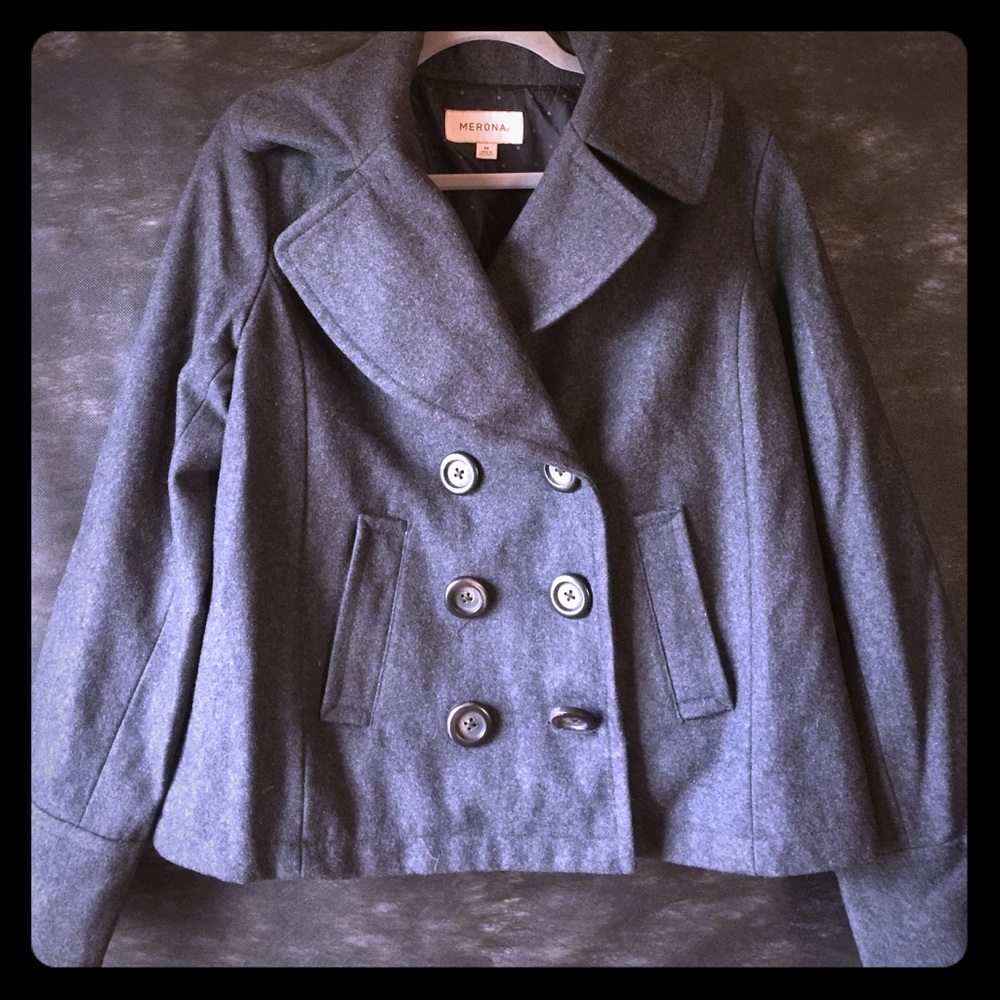 Charcoal gray jacket