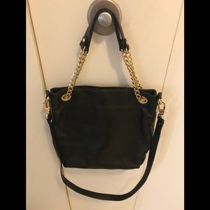 Michael Kors black crossbody purse.