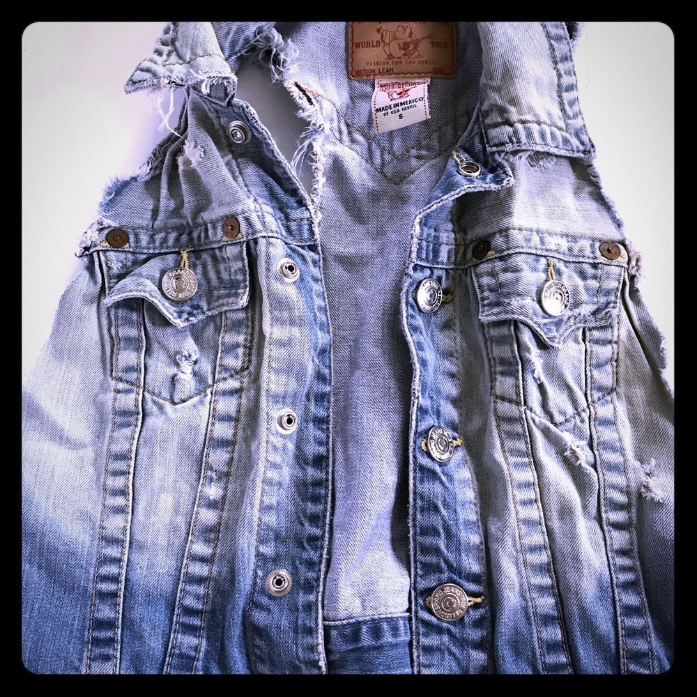 True Religion Jean vest