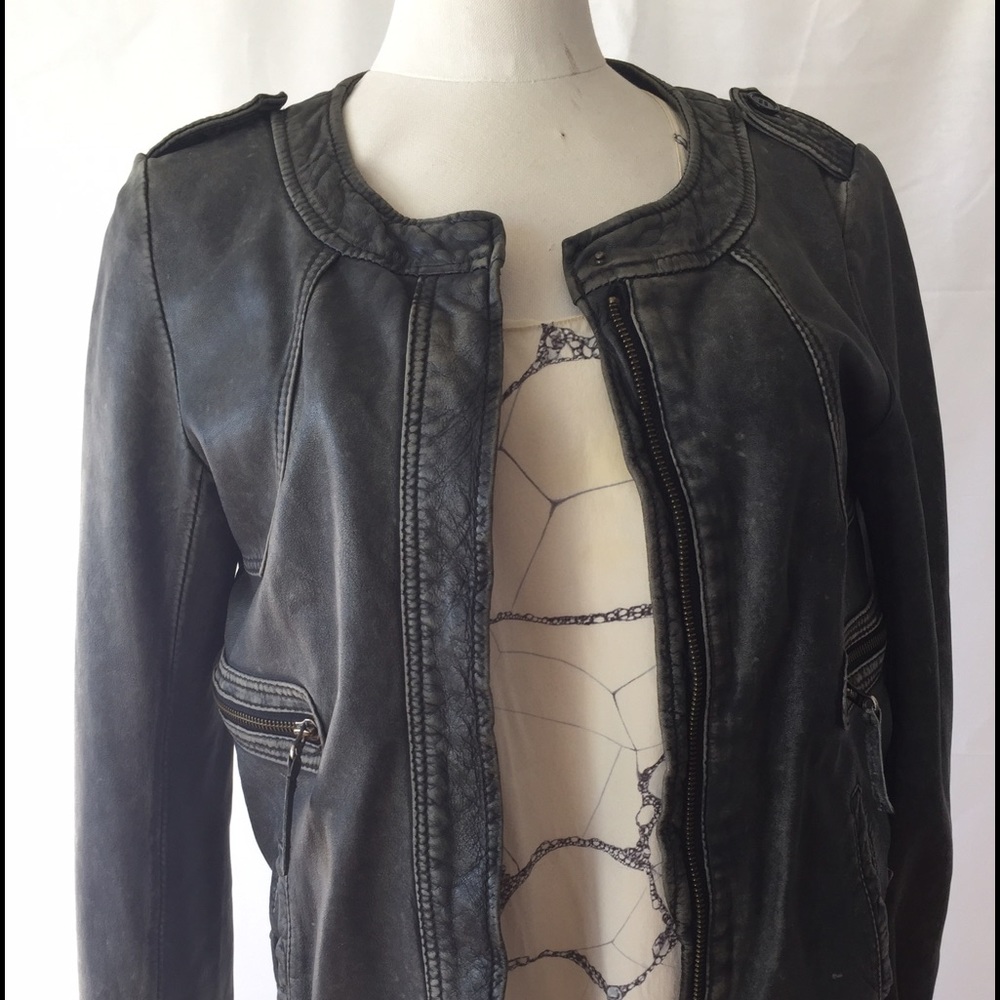 Leather jacket