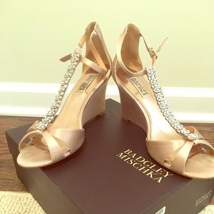 Badgley Mischka Bridal Wedges