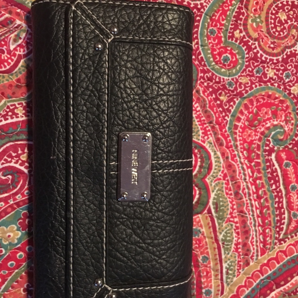 Nine West Black leather wallet