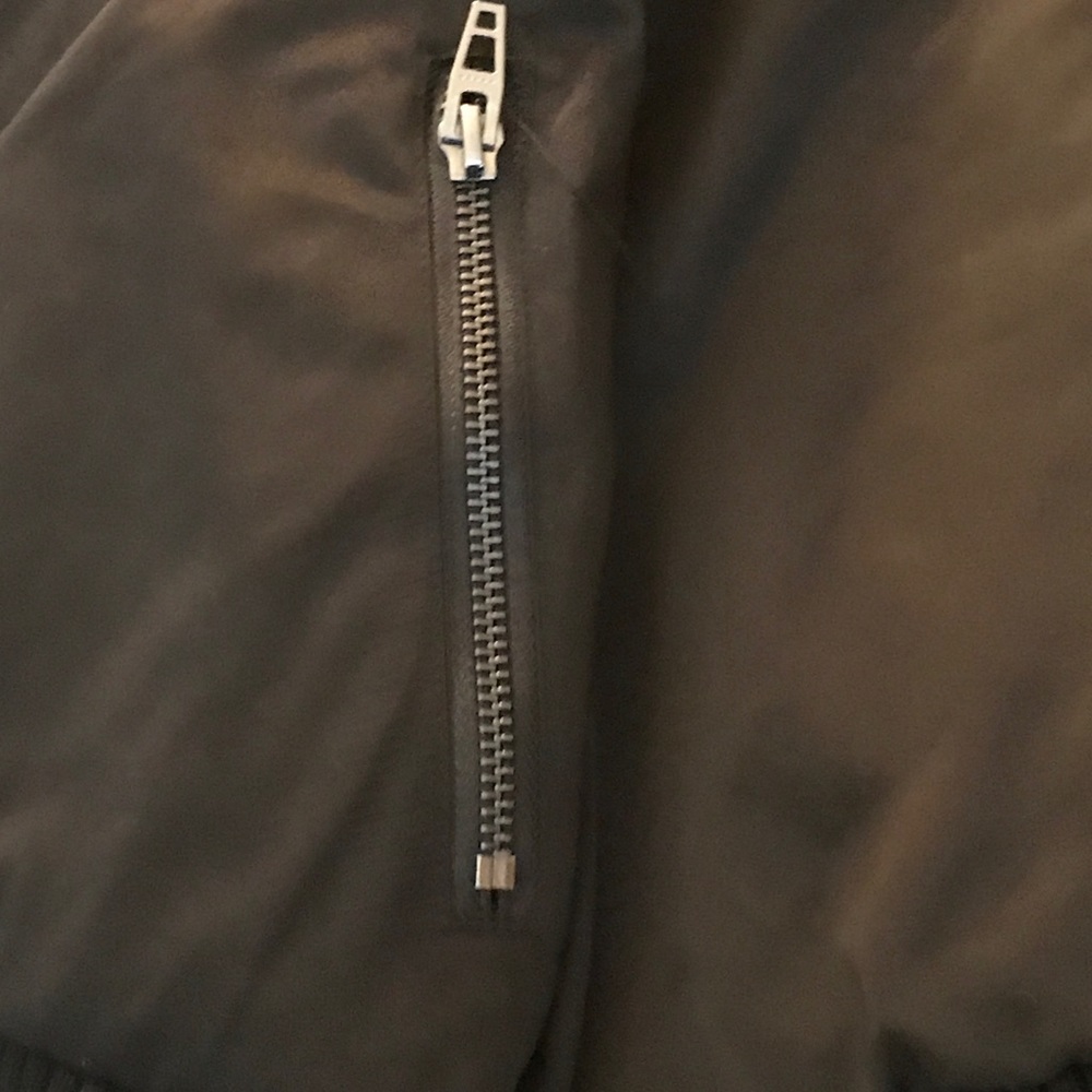 Eyelet Bomber Jacket - image 4