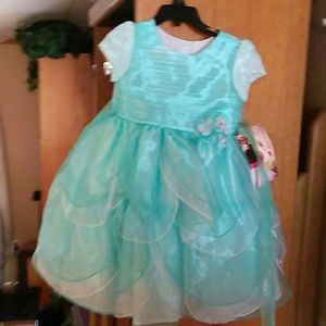 Baby blue church dress