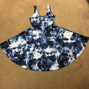 Black Milk Dark Places Scoop Skater Dress