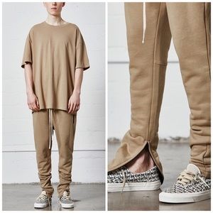 MENS Fear of God Pacsun beige sweat pants