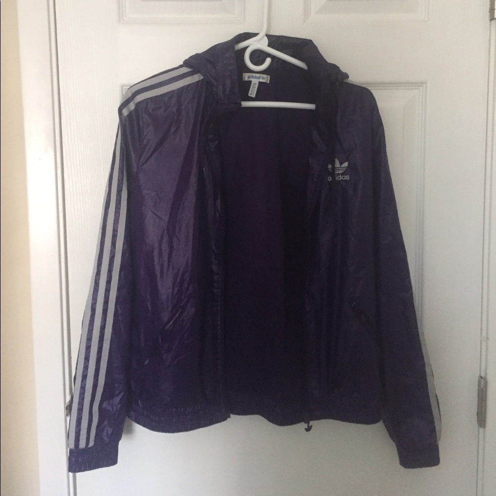 Adidas purple active coat