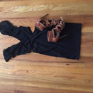 Black cutout dress