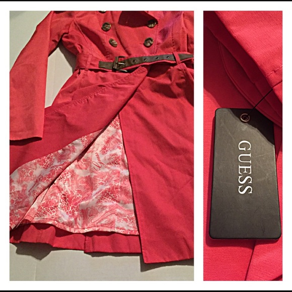 NWT GUESS Trench🌹price drop and... - Picture 2 of 6