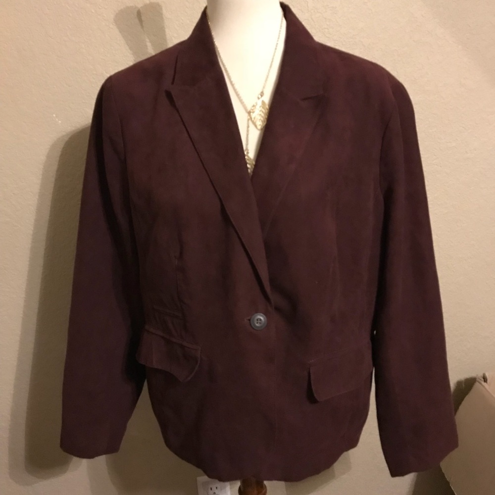 Burgundy Blazer