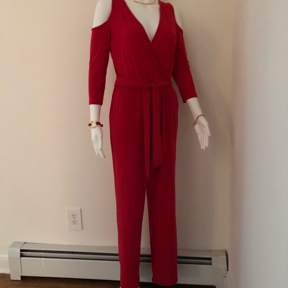 Red Jumpsuit, size PS