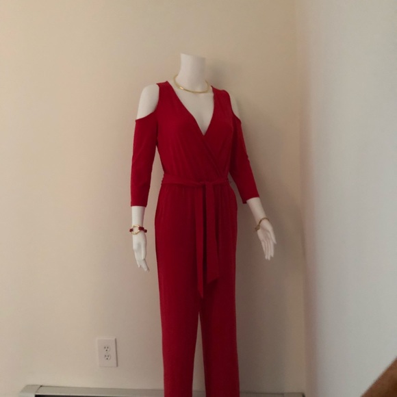 Red Jumpsuit, size PS - Picture 2 of 2