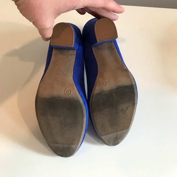 Blue Suede-Like Heels - Picture 4 of 4