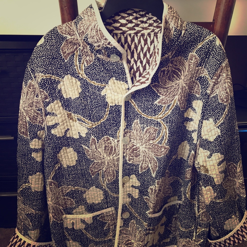 Reversible quilted jacket