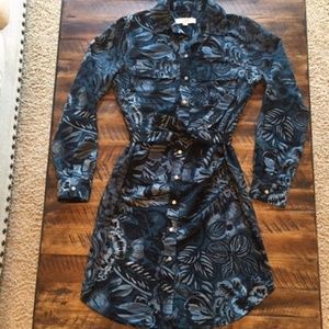 LOFT button down dress