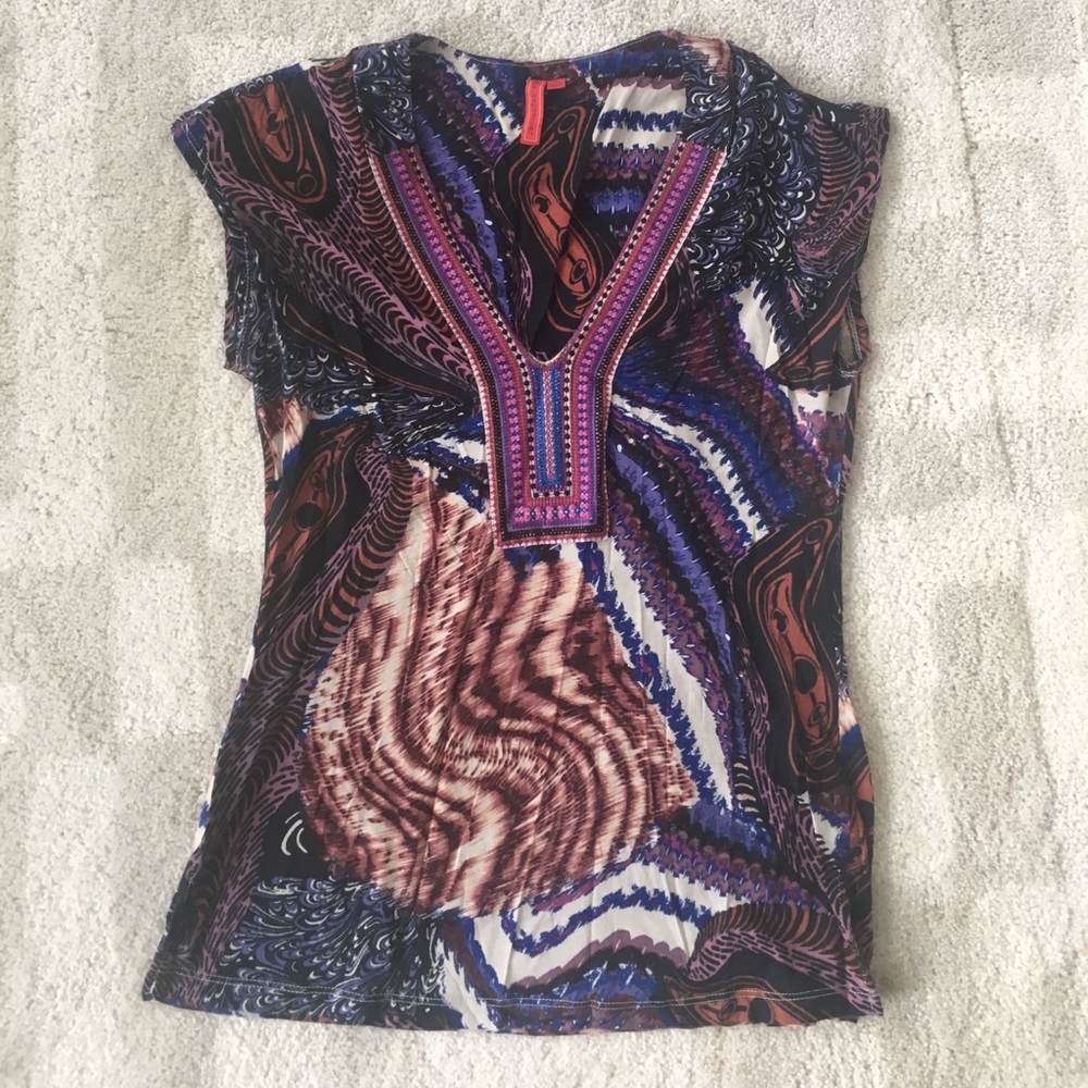 Anthropologie Tribal Print Shirt