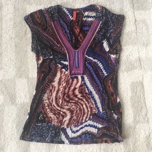 Anthropologie Tribal Print Shirt