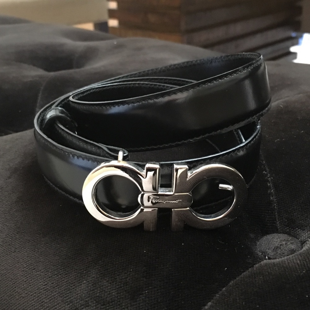 Salvatore Feraggamo Double Gancio Belt.