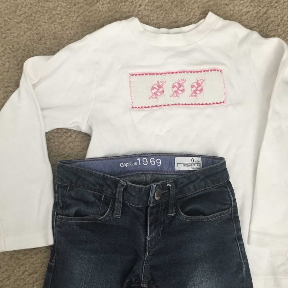 SET of TWO- Piece Outfit, Long Sleeve, GAP Jeans