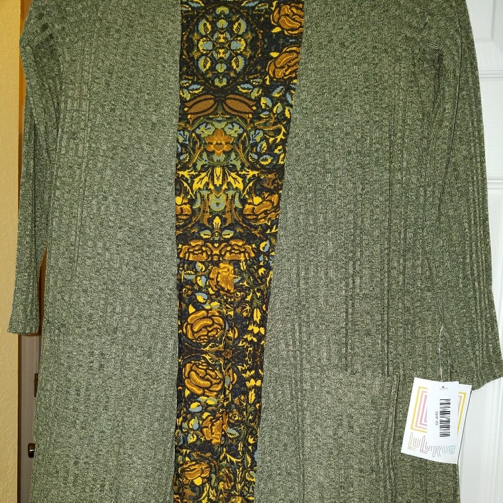 Brand new lularoe sarah xs mossy green solid