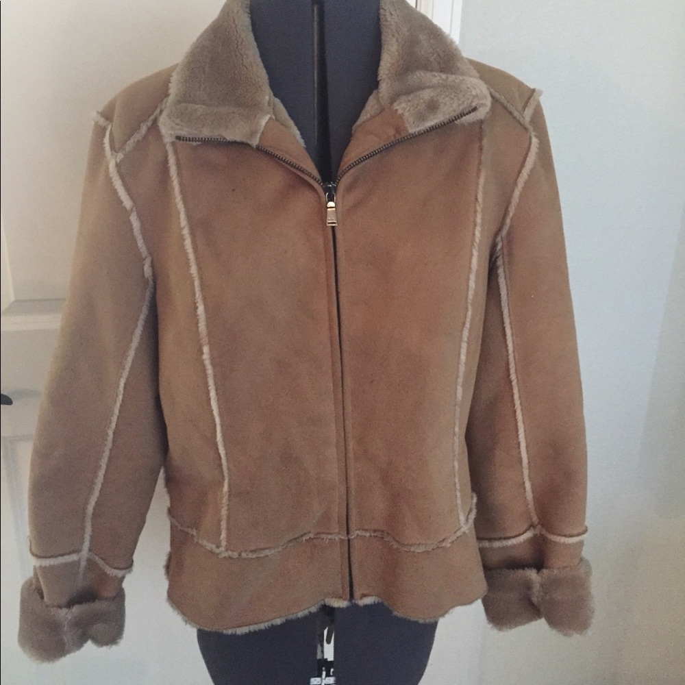 Looks like suede warm jacket by Marc New York