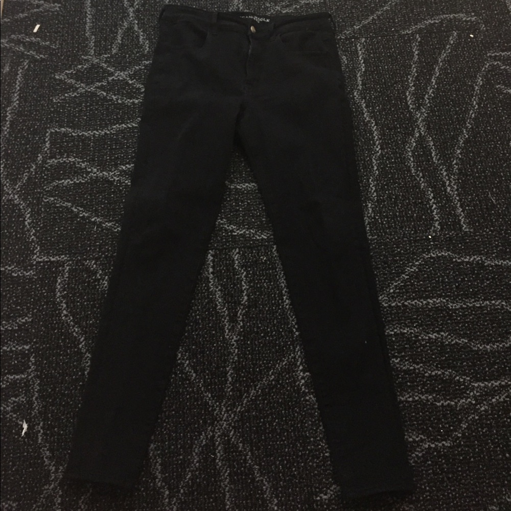 American Eagle Hi-Rise Black Jegging (12 Long)
