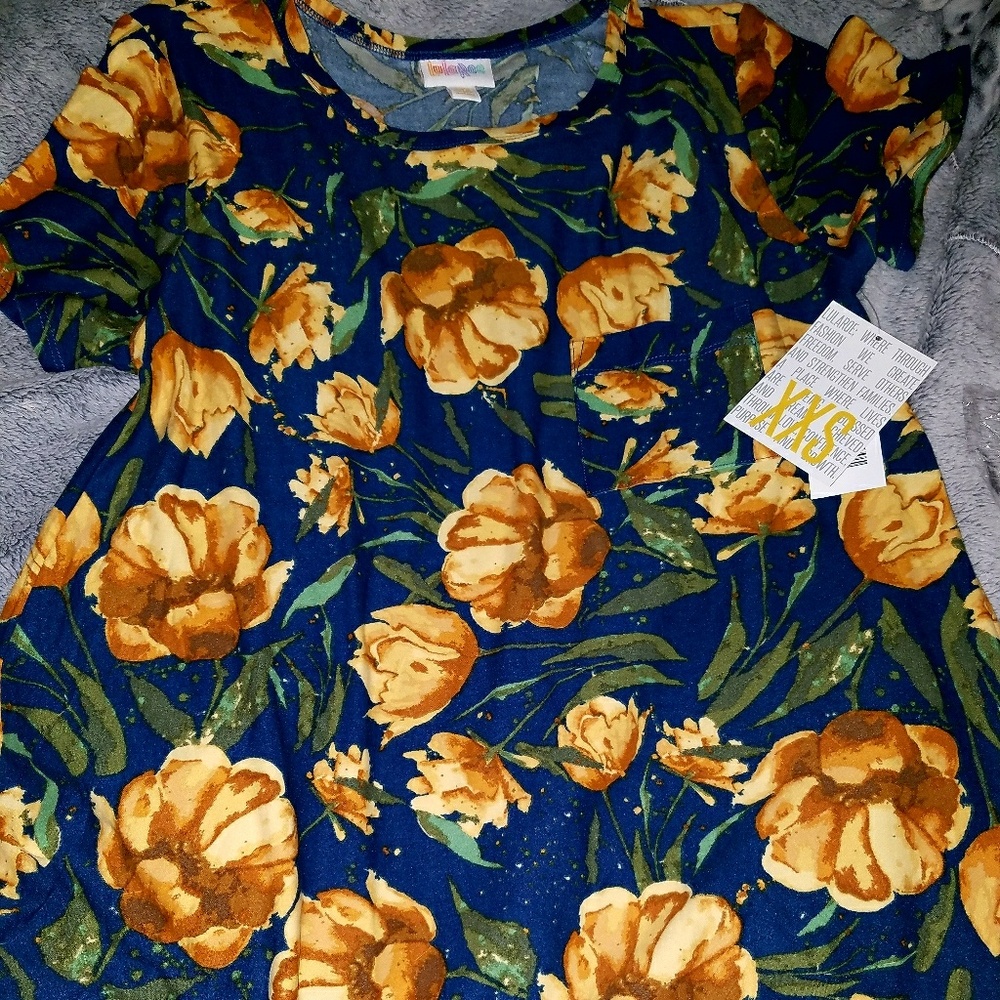 Xxs legging fabric lularoe Carly dress bnwt