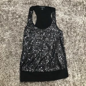 Black Forever 21 sequin tank