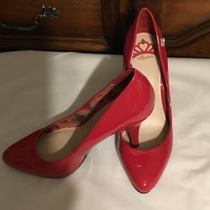 Red Fergalicious Pumps