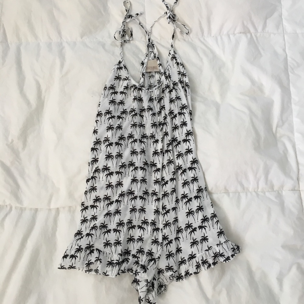 Palm Tree Romper