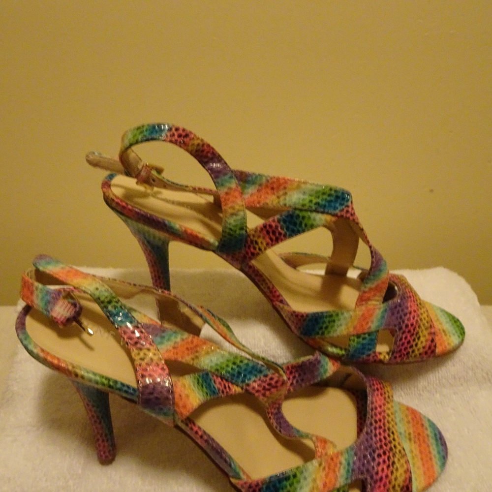 Multi color sandals