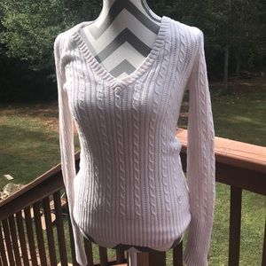 NWOT! American Eagle V-neck sweater! Hip length