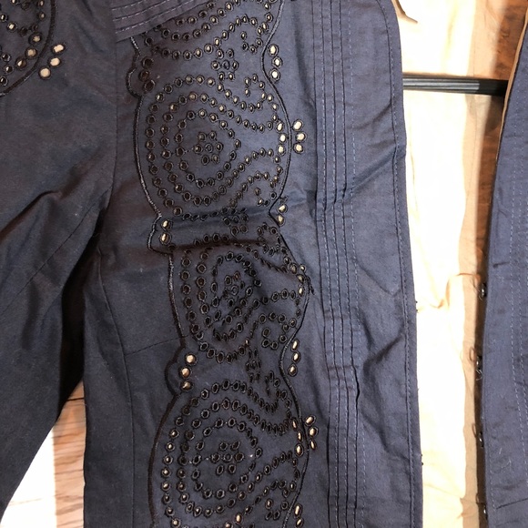 Ann Taylor Loft Eyelet Blazer - Picture 2 of 4